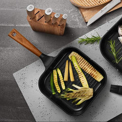 Synmore Non Stick Grill Pan 24cm-Black