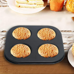 4 Holes Non-Stick Muffin Pan