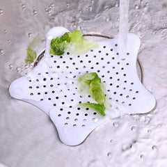 Star-Shaped Silicone Drain Set (4Pc)