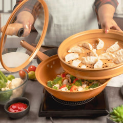 2 in 1 Steamer Wok