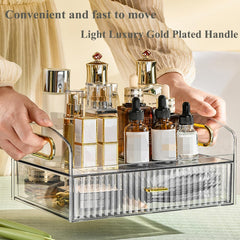 2-Tier Luxury Makeup Box-White