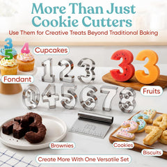 0 TO 9 Cookie Cutter Small