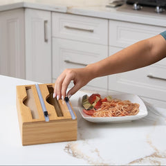 2 in 1 Foil and Plastic Wrap Dispenser