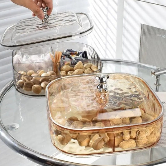 Acrylic Dry Fruit & Candy Serving Tray