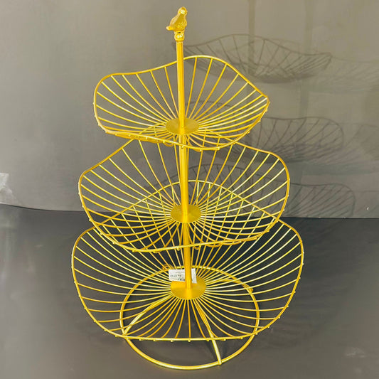 4 Layer Golden Fruit Basket