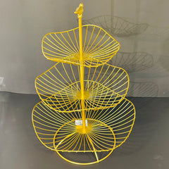 4 Layer Golden Fruit Basket