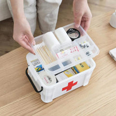 First Aid Kit Portable Emergency Box Medicine