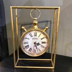 Vintage Metal Table Clock