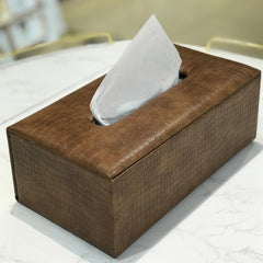 Leather Tissue box -D3