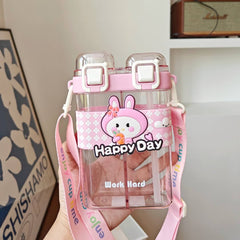 Double Drinking Tumbler Cup-Pink