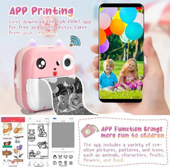 Mini Pocket Camera With Printer