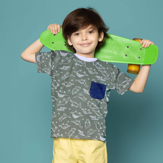 Dinosaur-olive T-Shirt