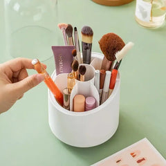 Vanity Rotating Makeup Brush Organizer