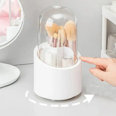 Vanity Rotating Makeup Brush Organizer
