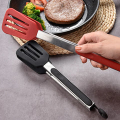 Non-Stick Silicone Stainless Steel Tong