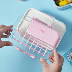 Leak Proof Bento Lunch Box-Pink