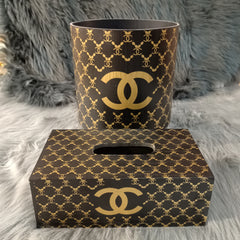 Dustbin & Tissue Box Set