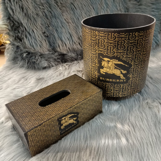 Dustbin & Tissue Box Set