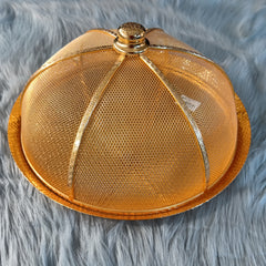 Metal Cake Tray With Lid (Round)