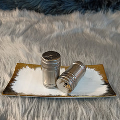 Salt & Pepper Pot Steel Plain