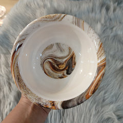 Melamine Brown texture Bowl (S)