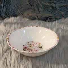 72 Pcs White Stone Double Glazed Dinner Set