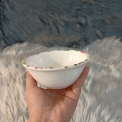 72 Pcs White Stone Double Glazed Dinner Set