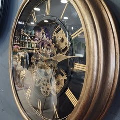 Wall Mounted Gear Clock (Golden)