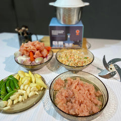 Hand Pressure Vegetable Chopper Steel Bowl 2.Liter