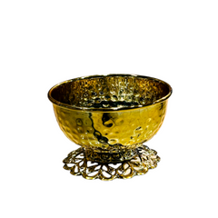 Golden Date Serving Bowl