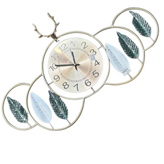 Decorative Deer Head Large Wall Clock