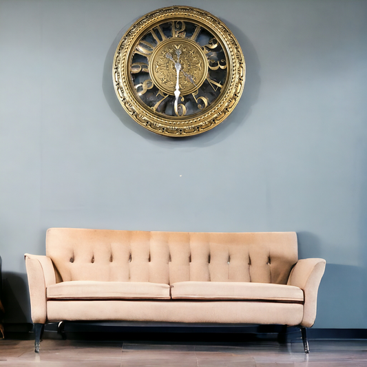 Luxury Golden Wall Clock