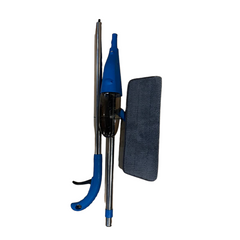 360 Degree Microfiber Floor Cleaning Water Spray Mop-Blue