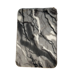 Floral Fur Floor Mat-D1