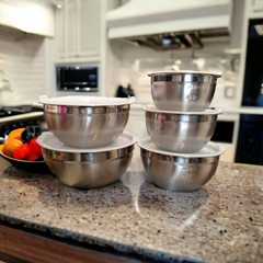 5 Pc Stainless Steel Bowl Set