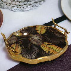 Round Glass Tray -D1