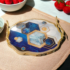 Round Glass Tray -D4