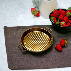 Round Gold Grill Plate (20cm)