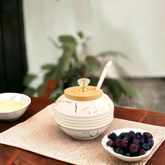 Ceramic Sugar Pot -D4