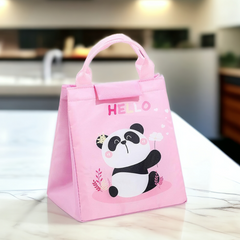 Cartoon Design Food Thermal Bag-Pink