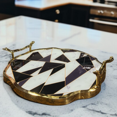 Round Glass Tray -D6