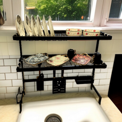 Double Layer Kitchen Sink Rack