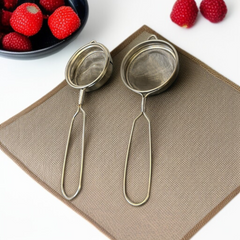 2 Pc Stainless Steel Stainer