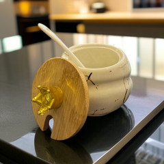 Ceramic Sugar Pot -D2