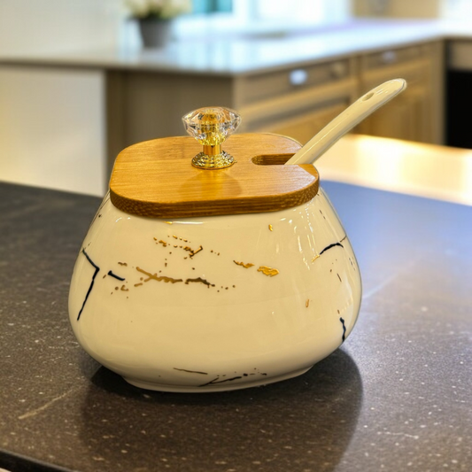 Ceramic Sugar Pot -D6