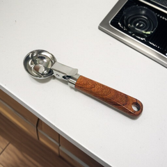 Wood Handle Ice Cream Scooper-KT