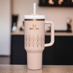 Stanley Thermos Cup Glossy Printed-Pink