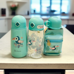 4 in 1 Stainless Steel Water Bottle Set