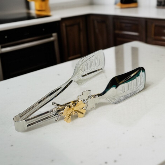 Butterfly Design Silver Tong-D1