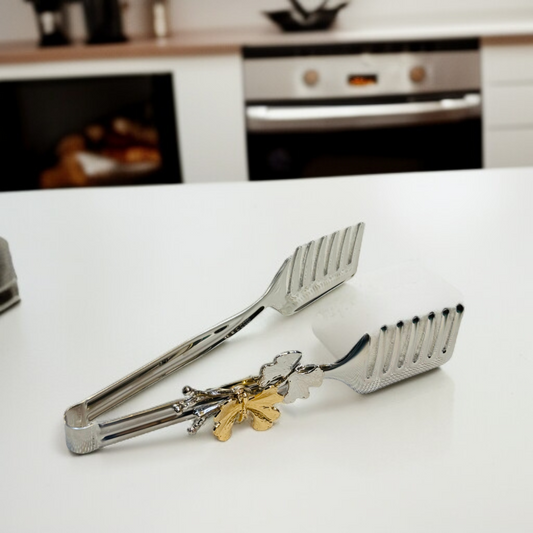 Butterfly Design Silver Tong-D3